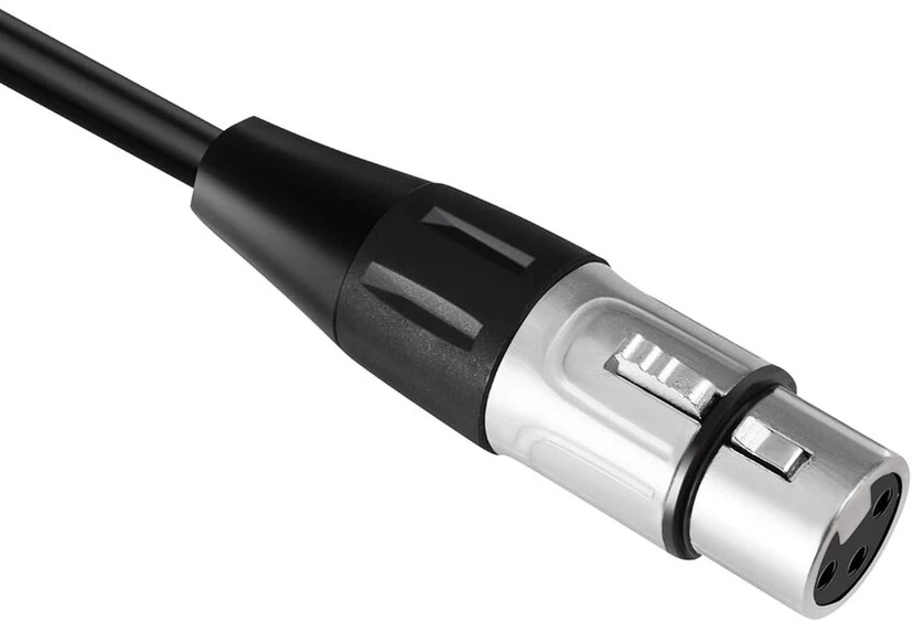Devinal Xlr moteriškas į 6.35mm moteriškas audio kabelis Xlr vyriškas į Ts/trs 6.35mm adapterio keitiklis metalinė konstrukcija