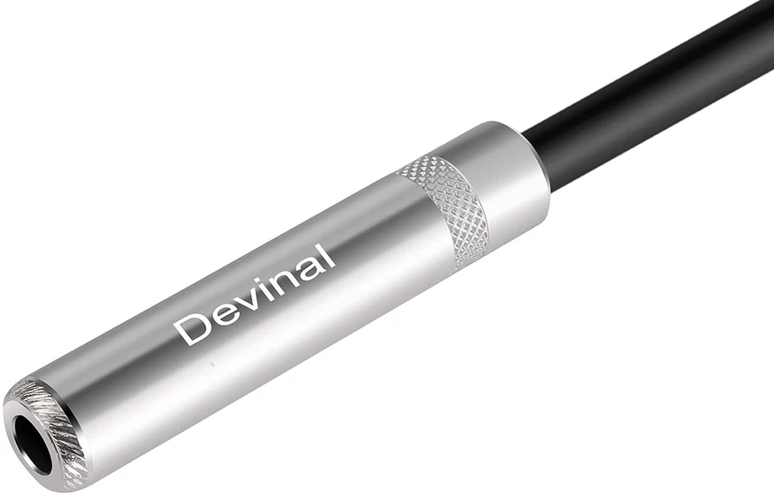 Devinal Xlr moteriškas į 6.35mm moteriškas audio kabelis Xlr vyriškas į Ts/trs 6.35mm adapterio keitiklis metalinė konstrukcija