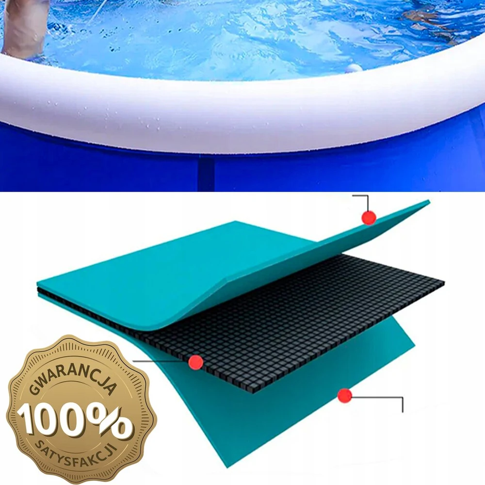 DIDELIS SODO BASEINAS SU XXL ŠEIMOS SIURBLIU VAIKAMS, 3m, SUSTIPRINTAS RINKINYS