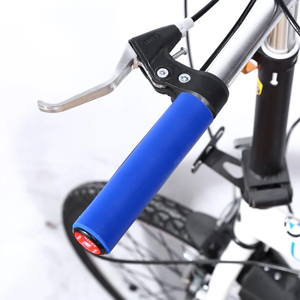 Dilwe dviračio rankenos 1 pora smūgius sugeriančios vairo rankenos su vairo galais kalnų dviračiui Mtb Xc Fr rato skersmuo 18 mm (mėlynos)