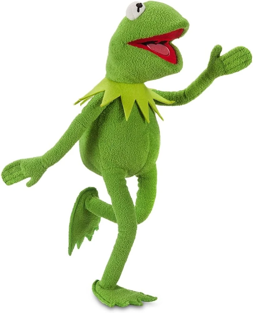 Disney Store oficialus kermit the frog pliušinis žaislas - ikoninis didesnio dydžio 40 cm pliušinis žaislas iš muppets kolekcijos - puikiai sukurtas gerbėjams ir vaikams - tvirtas ir minkštas dizainas