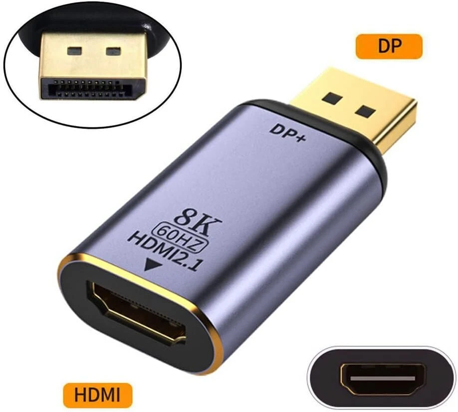 Displayport į Hdmi 8k 60hz Adapteris