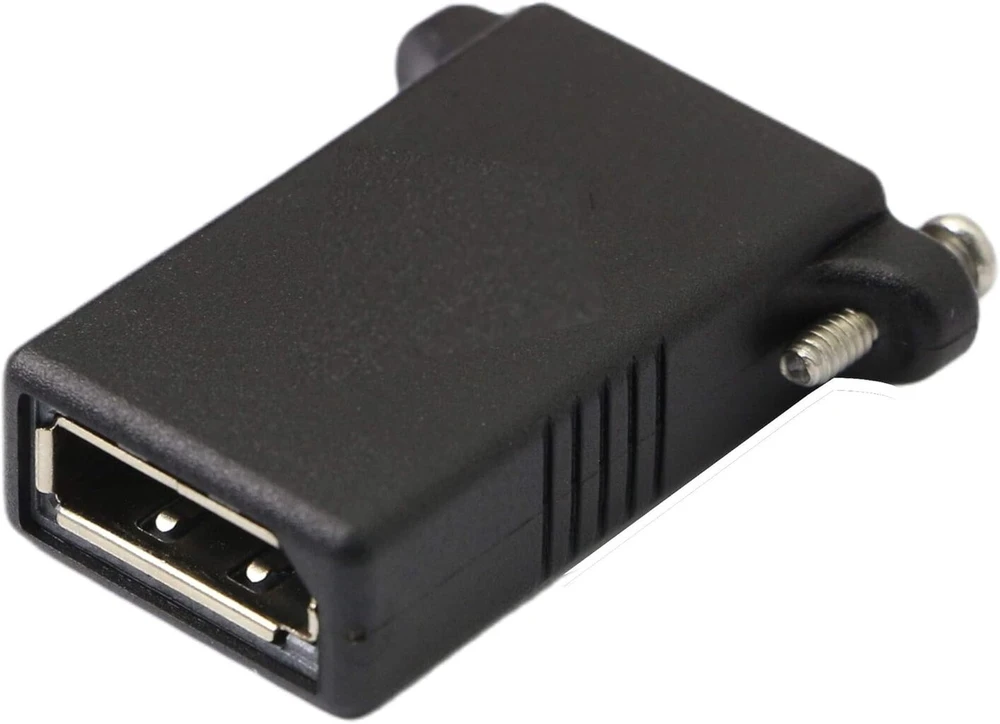 Displayport jungtis Dp moteris į Dp moterį Displayport prailginimo kabelio jungties adapteris su skydo montavimo sagties lizdu ir varžtu