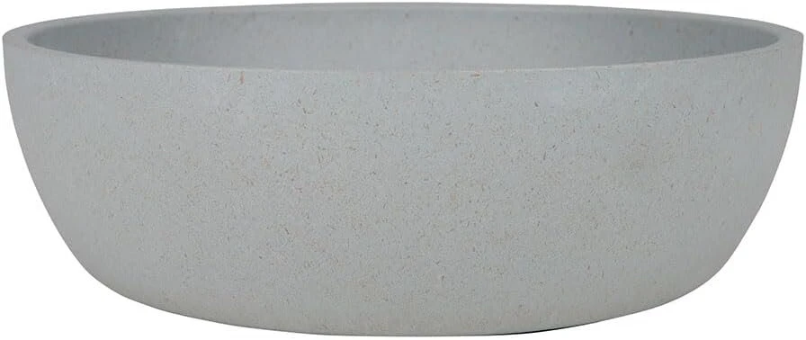 District 70, bambukinis šuns dubenėlis, ledinė mėlyna, vidutinis: 17,5 x 17,5 x 5,8 cm (1000 ml)