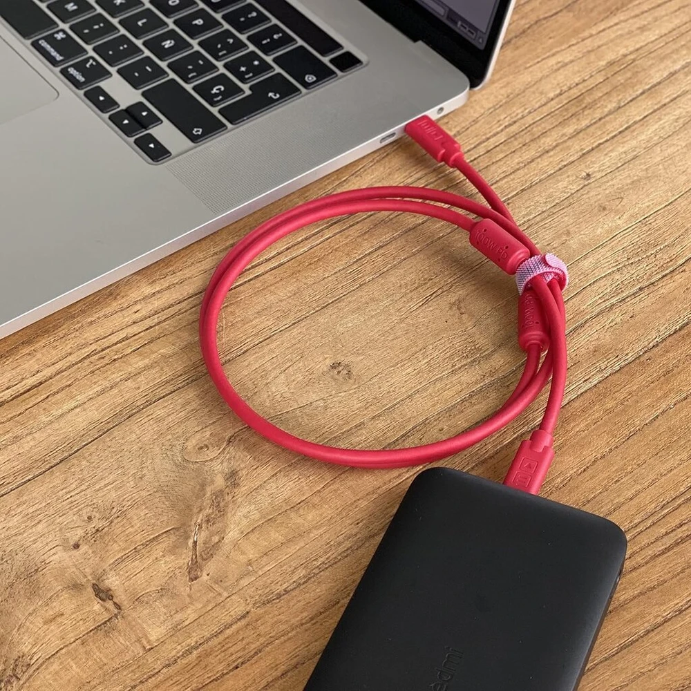 Dj Techtools chroma cable usb-c į c juodas, aukštos kokybės usb 2.0 kabelis (paauksuoti usb kontaktai, ferito šerdis, 1.0 m ilgio, adapterio kabelis, integruoti velcro kabelių raišteliai), juodas