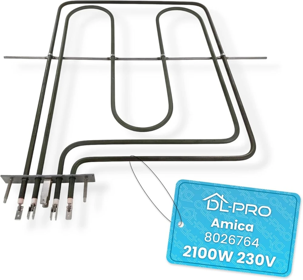 Dl-pro viršutinis kaitinimo elementas 2900 w 230 v, skirtas amica 8026764 grilio kaitintuvui orkaitei