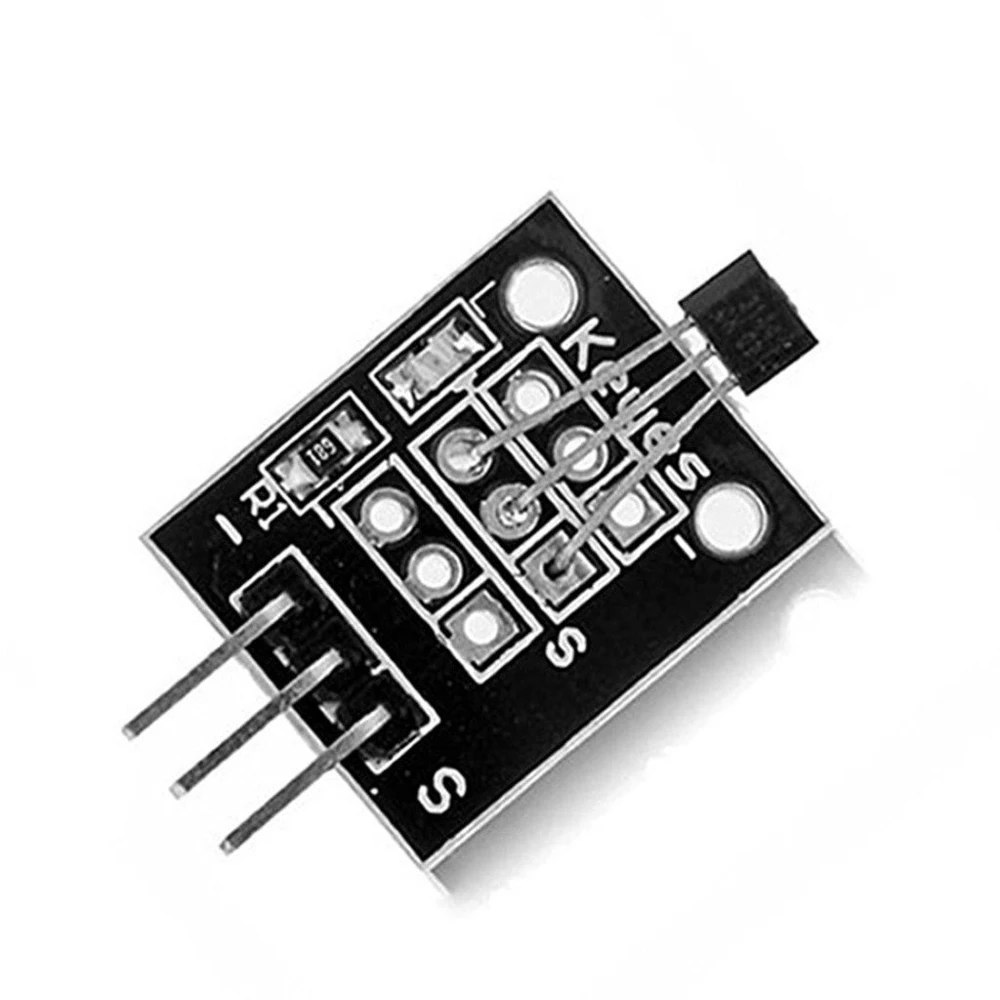 Dollatek 5 vnt. Hall'o efekto Ky-003 magnetinio jutiklio modulis Dc 5v, skirtas Arduino Pic Avr išmaniesiems automobiliams