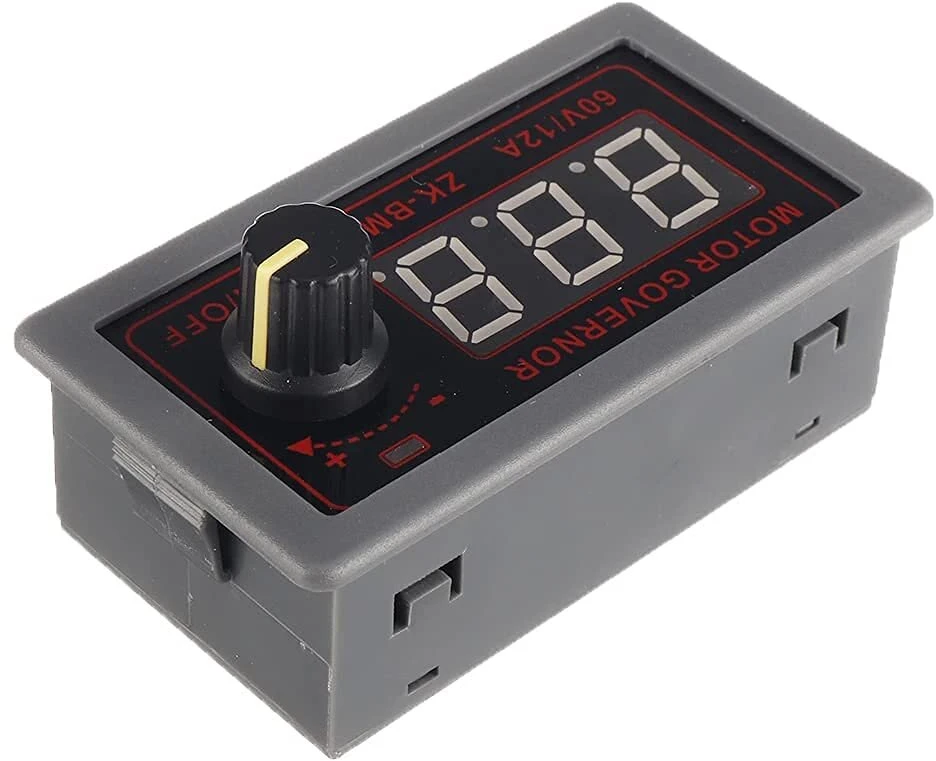 Dollatek Pwm Dc variklio greičio reguliatorius 9-60v/12a/500w variklio ventiliatoriaus reguliatorius su kodavimo įrenginiu, pritemdymo greičio valdymas