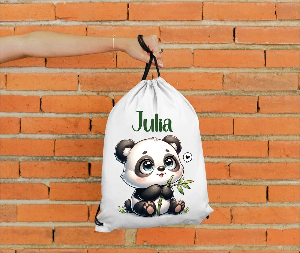 Dovanų rinkinys: puodelis, pagalvė ir maišelis su panda