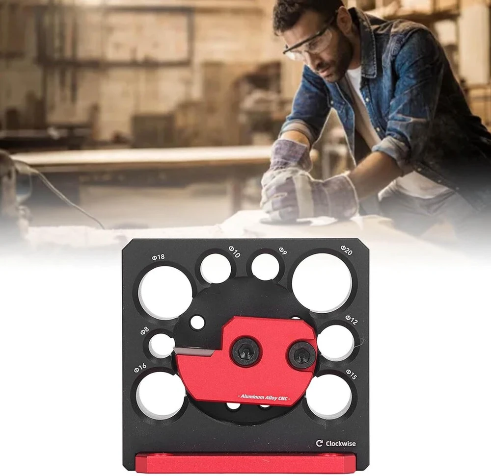 Dowel maker device dowel plate maker, dowel cutter milling dowels, round rod, dowel plate for all soft and hardwoods, 8 holes 8-20mm, default