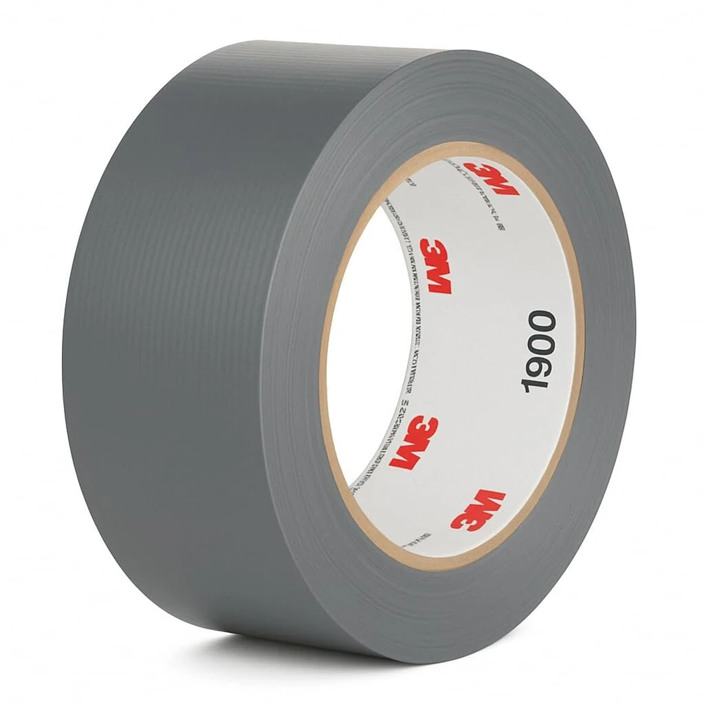 Dpm tapes - 1900 Duct Tape - itin stipri amerikietiška lipni juosta remontui, tvirtinimui, pakavimui, sandarinimui, visoms reikmėms - naudojimui patalpose ir lauke - 50 mm x 50 m (pilka)