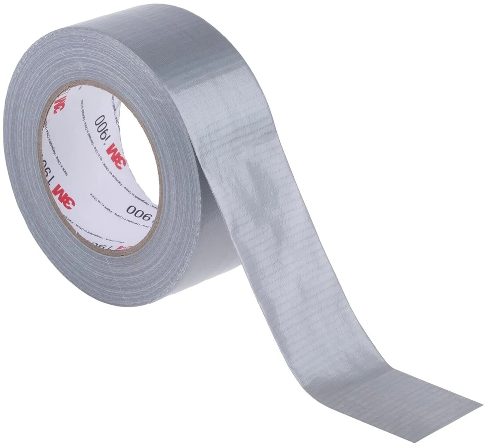 Dpm tapes - 1900 Duct Tape - itin stipri amerikietiška lipni juosta remontui, tvirtinimui, pakavimui, sandarinimui, visoms reikmėms - naudojimui patalpose ir lauke - 50 mm x 50 m (pilka)