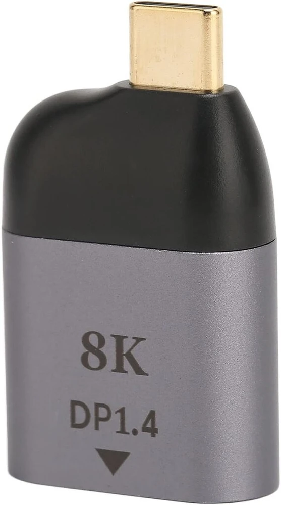 Dpofirs usb c į displayport adapteris 8k @ 60hz belaidis nešiojamas type c male į dp female jungtis, skirta windows, dell, hp