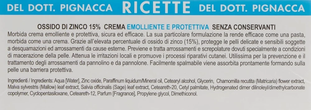Dr. Pignacca apsauginis kremas su cinko oksidu 15% - 75 ml