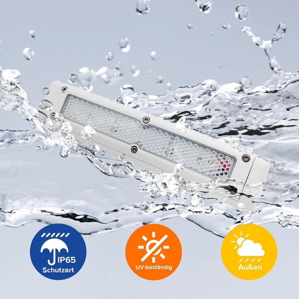 Dream Lighting Led markizės šviestuvai, išoriniai Ip66 atsparūs vandeniui, skirti kemperiams, nameliams ant ratų, trikampė konstrukcija, 12v, šaltai balta šviesa
