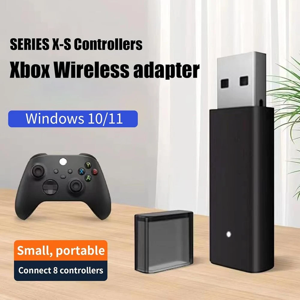Dueqid belaidis adapteris, skirtas XBOX One valdikliui, Bluetooth adapteris, skirtas XBOX One/XBOX One X S/XBOX Series X S/elite valdikliams, suderinamas su Windows 10/11/8/8.1/7