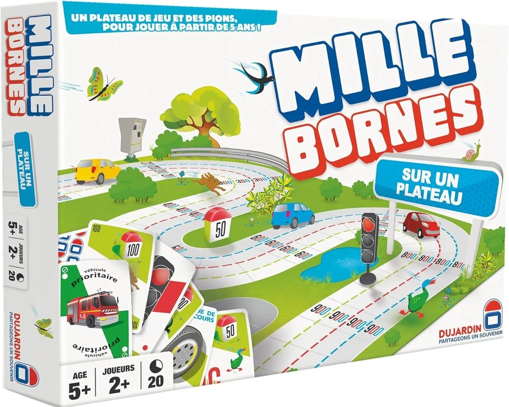 Dujardin - Mille Bornes - Didelis klasikinis žaidimo laukas