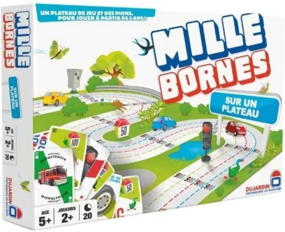 Dujardin - Mille Bornes - Didelis klasikinis žaidimo laukas