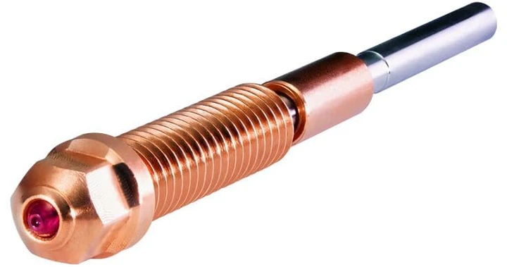 Durozzle Greitai keičiamas rubininis antgalis 0.4mm, skirtas K1c / Ender-3 V3 / Ender-3 V3 Plus 3d spausdintuvams, grūdintas ir atsparus dilimui, skirtas tiksliam adityviniam gamybai (k1c, 0.4mm)