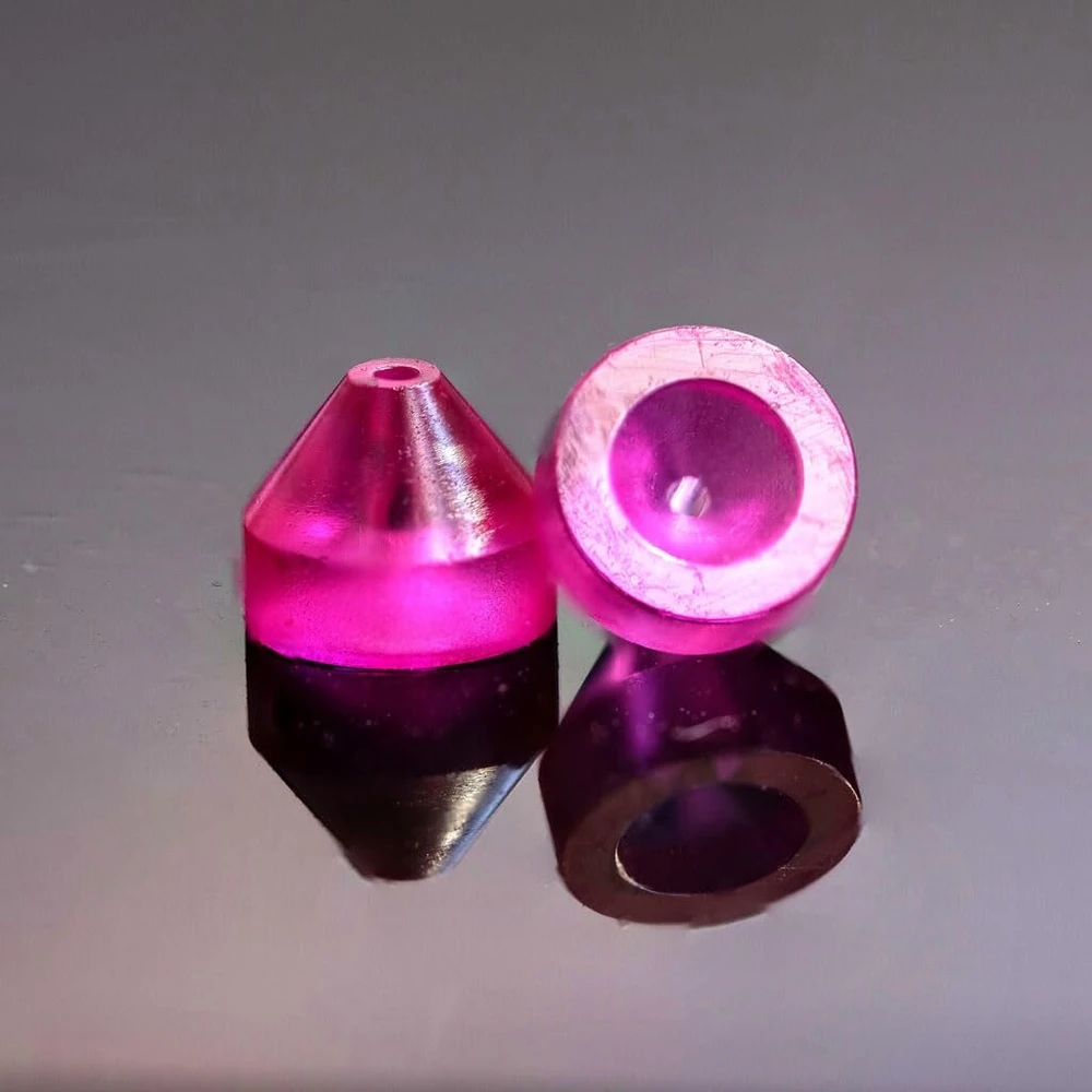 Durozzle Greitai keičiamas rubininis antgalis 0.4mm, skirtas K1c / Ender-3 V3 / Ender-3 V3 Plus 3d spausdintuvams, grūdintas ir atsparus dilimui, skirtas tiksliam adityviniam gamybai (k1c, 0.4mm)