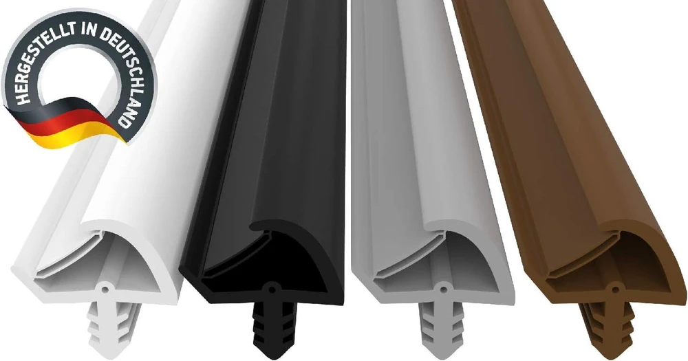 Durų sandariklis nuo išsiplėtimo, sriegis 3 mm griovelio plotis, 7 mm griovelio gylis, 12 mm užlenkimo plotis