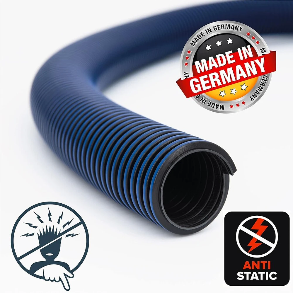 Dust Commander Hesd lanksti dulkių siurblio žarna antistatinė (25/32 mm) įvairaus ilgio (3 m, 25 mm)