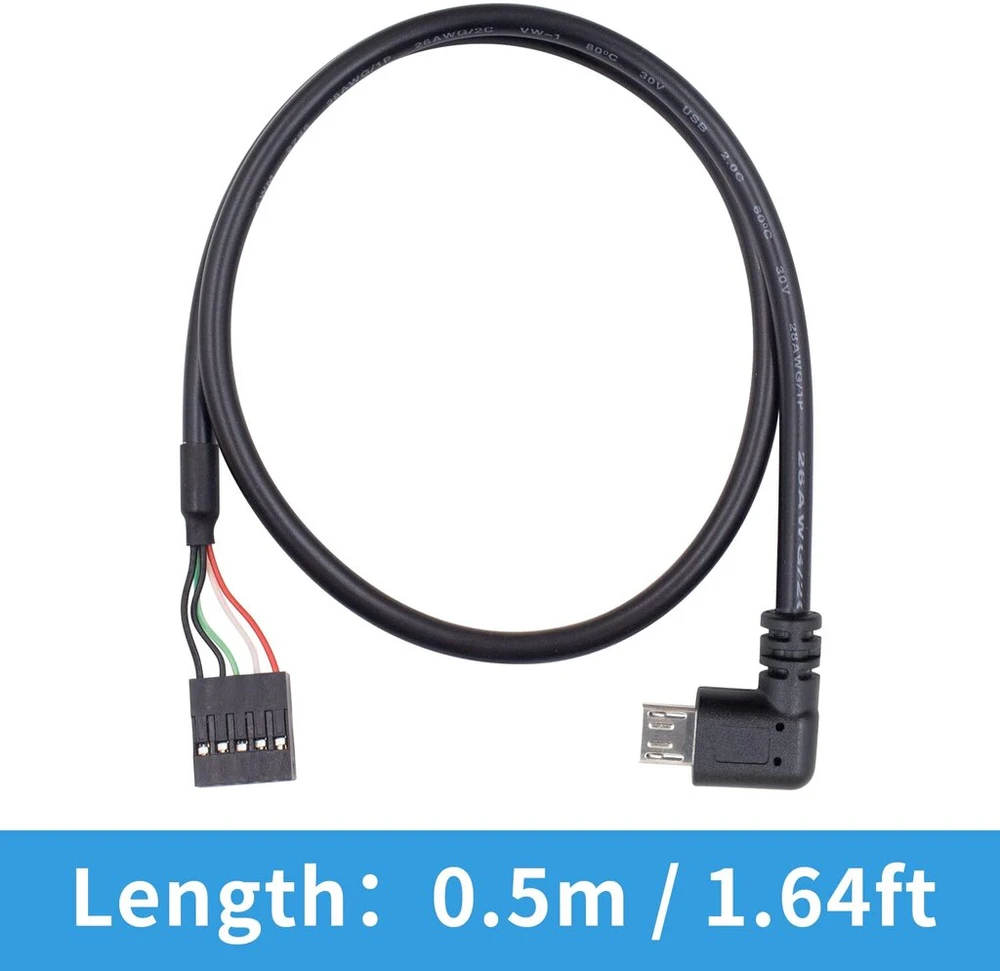 Duttek Micro Usb į 9-pin Usb jungties kabelis, 50cm, 2 vnt.