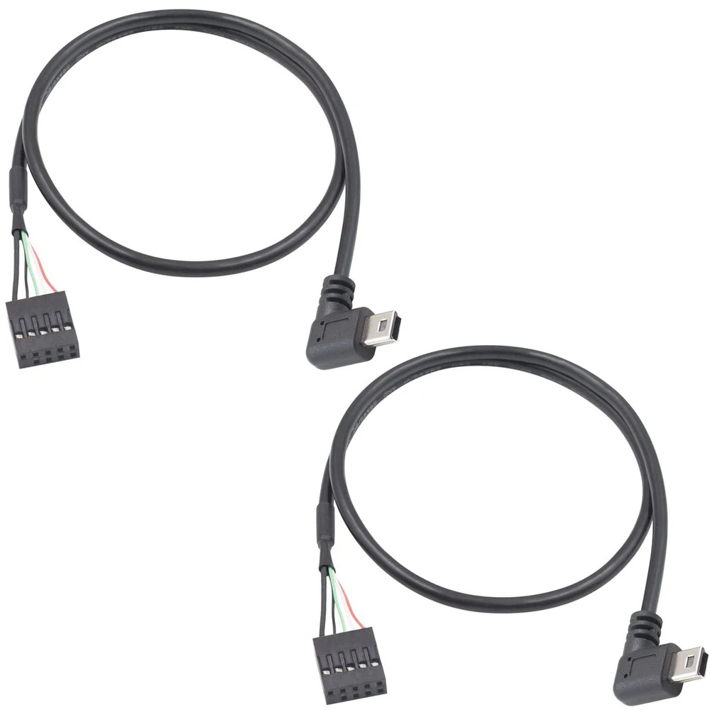 Duttek Mini Usb į Usb jungties dupont kabelis, mini Usb kištukas į 9 kontaktų Usb jungties lizdą, Pcb, pagrindinė plokštė, dupont Usb prailginimo kabelis, 2 vnt.