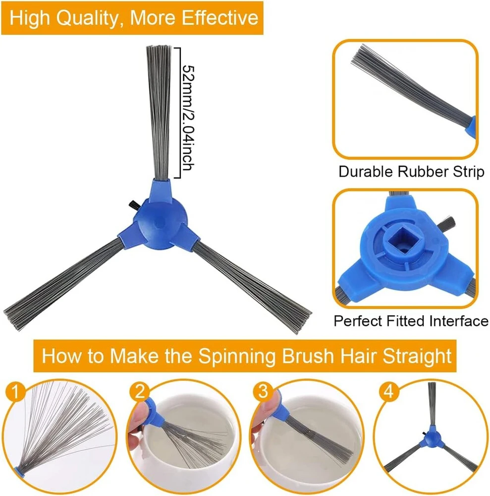 Eatbale priedai, skirti Eufy Robvac 11s/max 12 15c/max 25c 30 30c/max 39c G10 G20 G30 Edge, skirti Coredy R550 650 3500 Goovi 1600pa 2000pa dulkių siurbliui. Atsarginės dalys šoninis šepetys, volelinis šepetys, bamperis