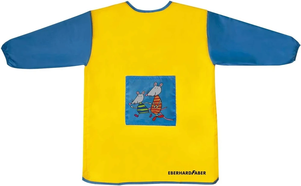 Rankšluostis Eberhard Faber 579902 - Piešimo chalatas, motyvas: Mini Kids Club, mėlynas/geltonas