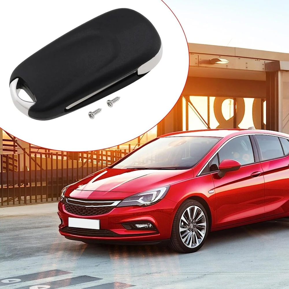 Ecsing Sulankstomas automobilio nuotolinio rakto dėklas su 2 mygtukais, suderinamas su vauxhall astra k 2015 2016 2017 2018 2019 2020, suderinamas su opel pakaitiniu rakto korpusu