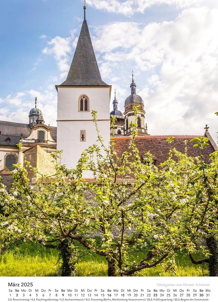 Edition Seidel Premium kalendorius Beautiful Baden-württemberg 2025 formatas Din A3 sieninis kalendorius Vokietija Heidelbergas Juodasis miškas Konstanco ežeras Dunojus Christian Müringer