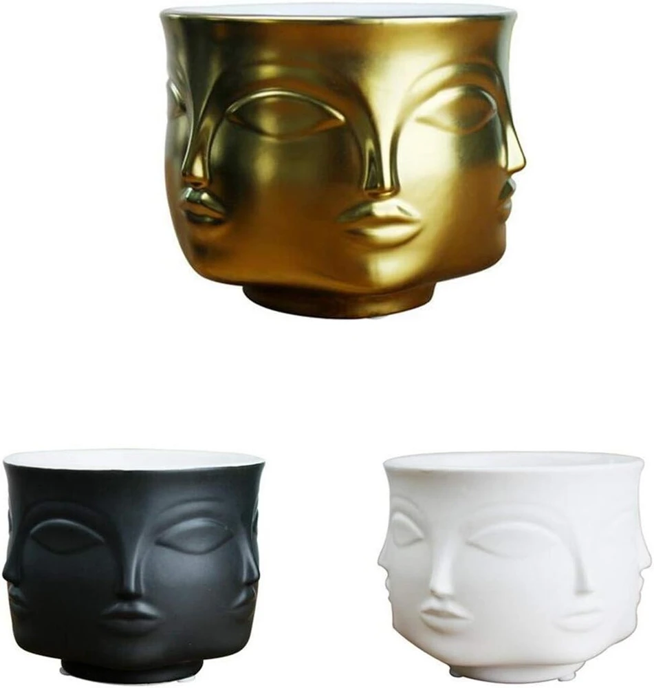 Egbert moderni keraminė vazoninė vaza Dora Maar Musa Jonathan Adler dekoratyvinės kopėčios figūrėlės dizainas balta