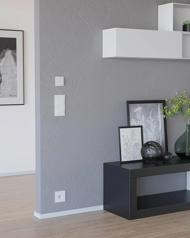Eglo light switch connect.su jungiklis išmaniesiems namų šviestuvams, zigbee sieninis jungiklis, belaidis jungiklis, skirtas pritemdymui ir spalvos temperatūrai reguliuoti, magnetinis sieninis laikiklis