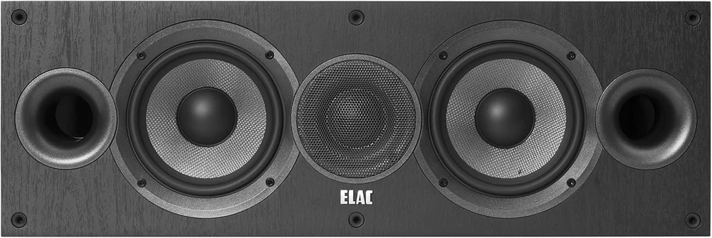 Kompiuterio kolonėlės Elac Debut C5.2 centrinė kolonėlė, juodos spalvos dekoras