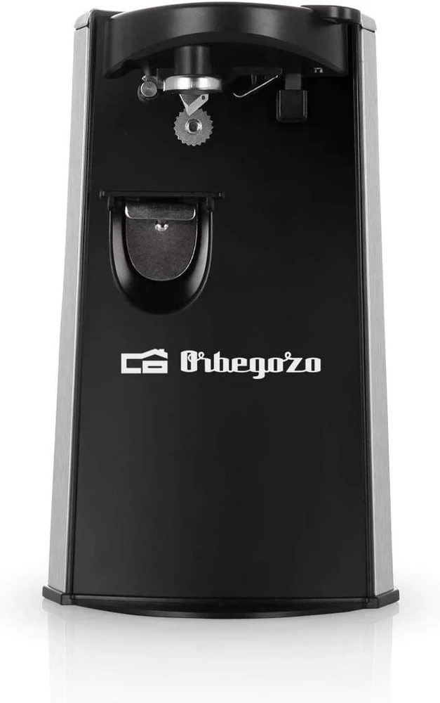 Elektrinis skardinių atidarytuvas orbegozo cu 6500 - daugiafunkcis 3 viename - 60w - nuimama galvutė - magnetinis dangtelio laikiklis - automatinis įjungimas