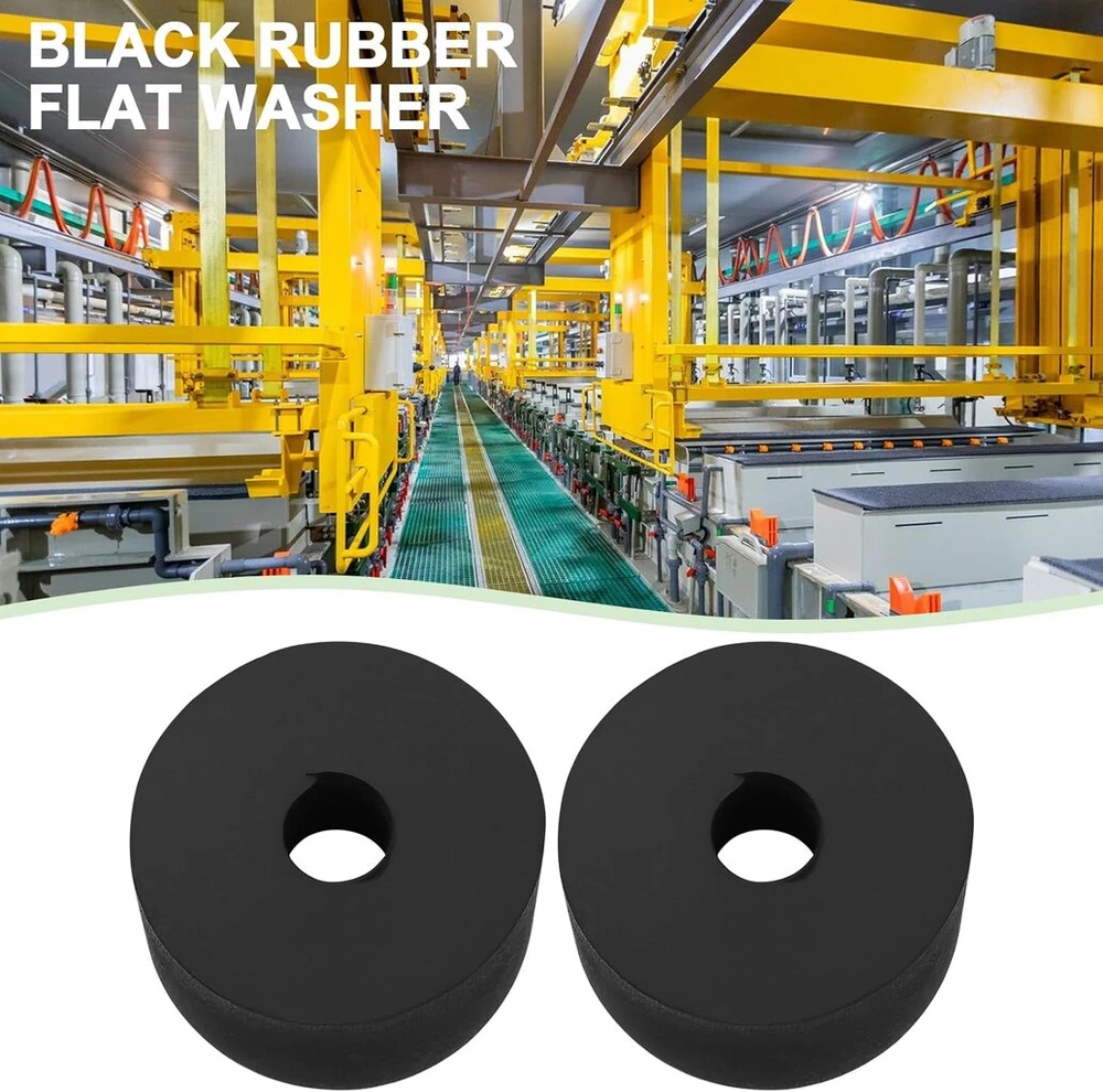 Emagtech plokščios guminės tarpinės, 20 vnt., vidinis skersmuo 6 mm, išorinis skersmuo 20 mm, storis 10 mm, skirtos pramonės įrenginiams, baldams, juodas sandarinimo žiedas