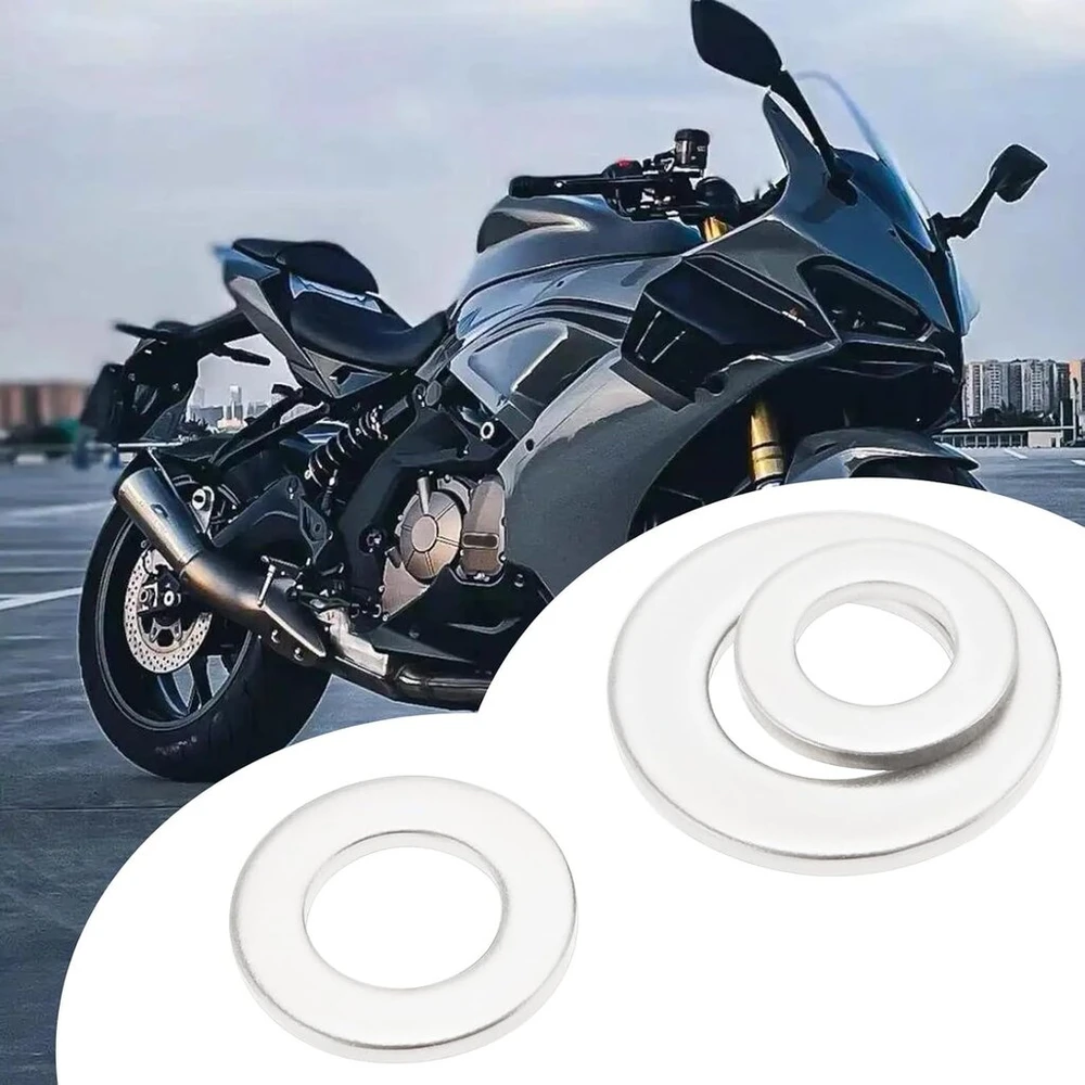 Emagtech plokščiosios poveržlės iš titano lydinio, 10 vnt., sandarinimo m5 m6 m8 m10 m12, skirtos montavimo varžtams, veržlėms, sandarinimo žiedų priedams metalinės plokštės viduje ir išorėje
