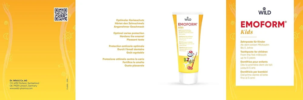 Emoform® vaikiška dantų pasta 75 ml