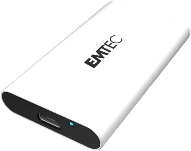 Emtec X210g Portable Ssd 1tb, išorinis kietasis diskas žaidimams, Usb-c 3.2 Gen2 - skaitymo greitis iki 1100mb/s ir rašymo greitis iki 900mb/s, suderinamas su naujausiomis žaidimų konsolėmis