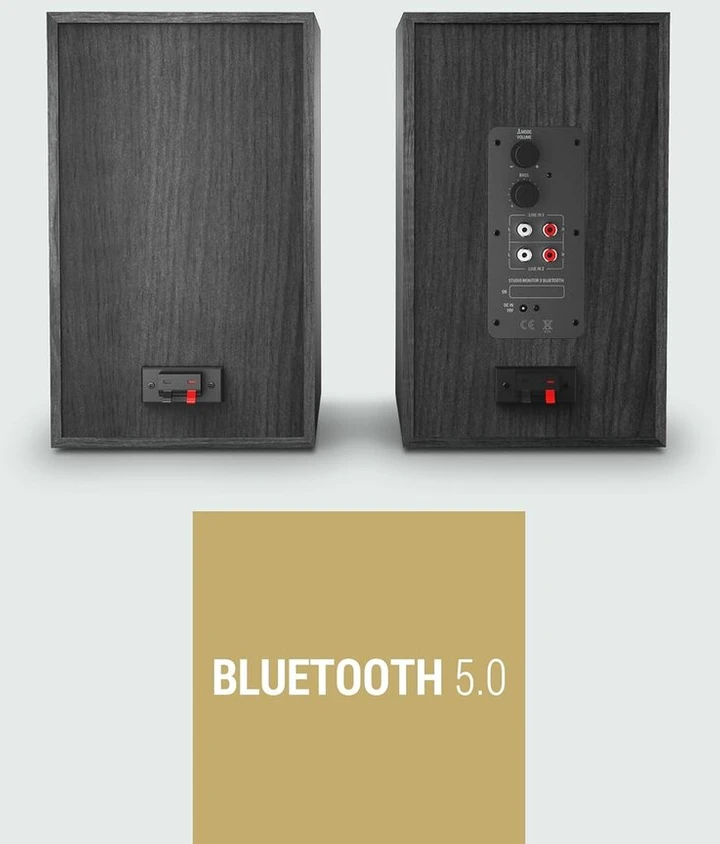 Kompiuterio kolonėlės Energy Sistem Studio Monitorius 2 Bluetooth aktyvi kolonėlė 2.0, Bluetooth 5.0, 2 Rca įėjimai, 50 W, Mdf korpusas
