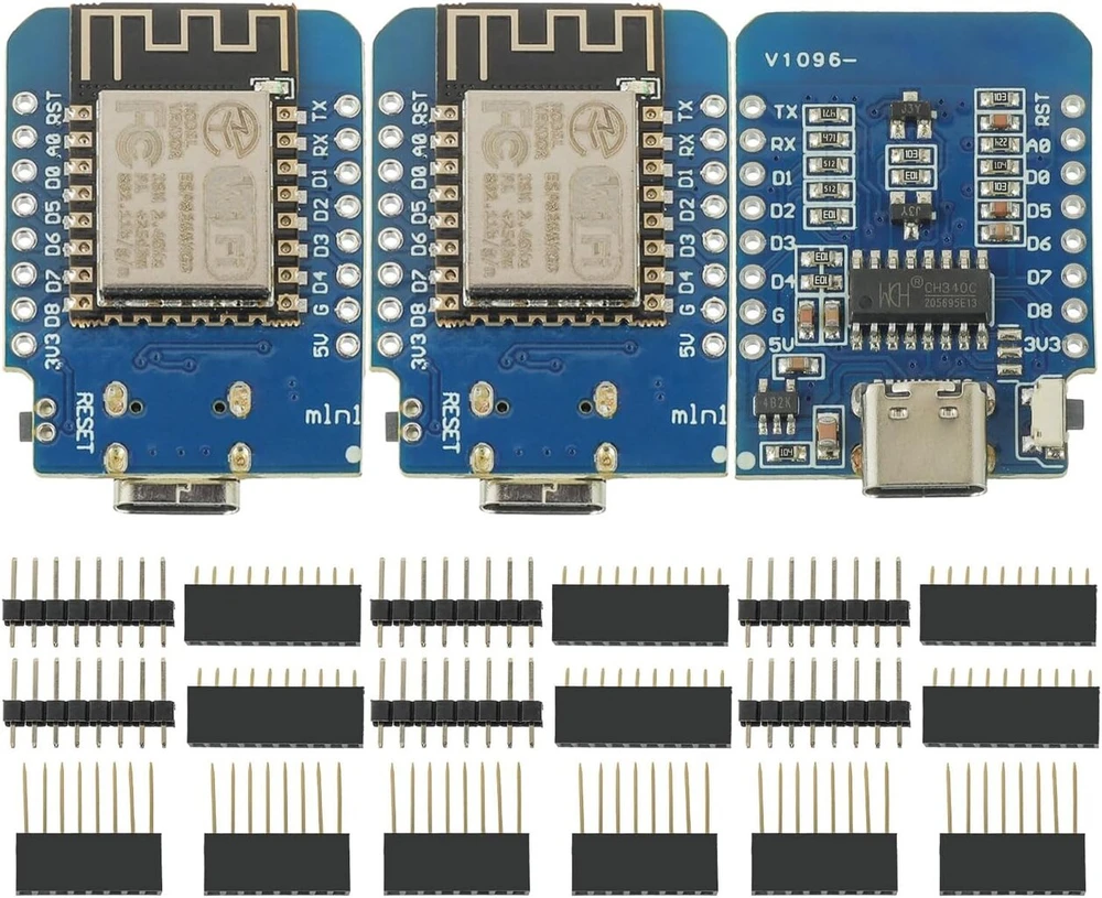 Eplzon 3 vnt. Esp8266 Mini kūrimo plokštė Esp8266-12f pagrindu, belaidis Nodemcu Lua Wifi modulis su Type-c jungtimi, suderinamas su Arduino