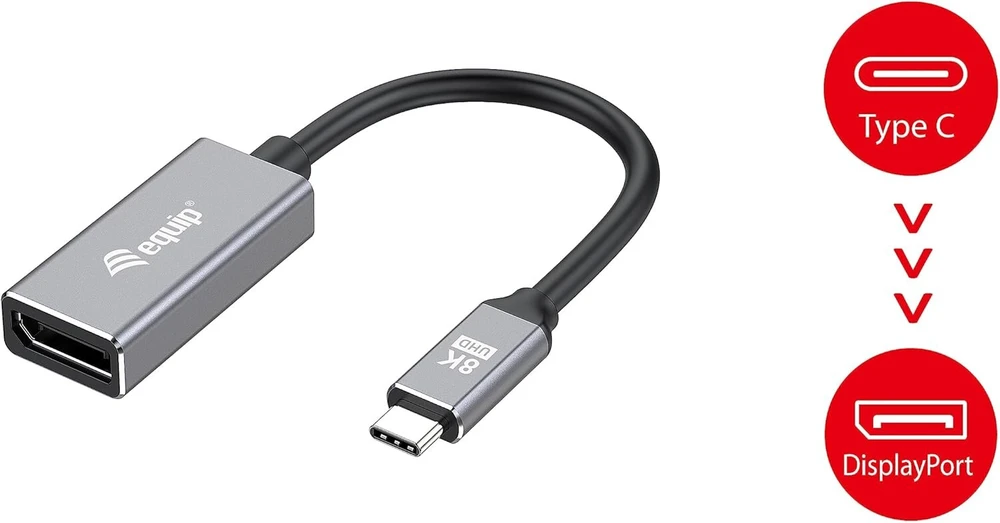 Equip 133493 usb-c į displayport 1.4 adapteris 8k/30hz