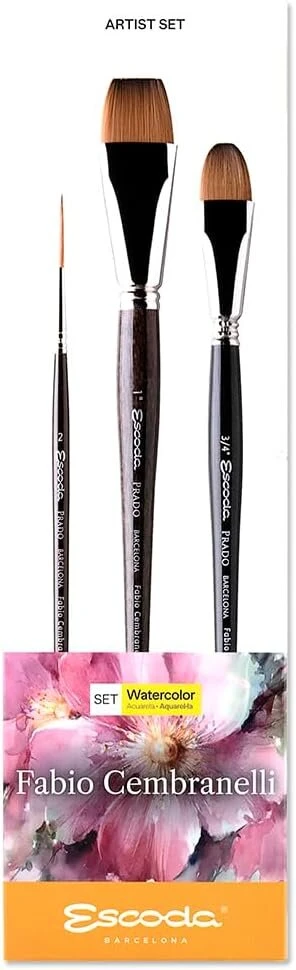 Escoda 8607 – 2 – Fabio Cembranelli, 3 teptukų rinkinys
