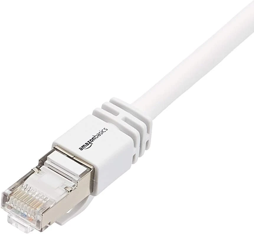 Ethernet Cat7 kabelis Rj45, 3m, baltas, didelės spartos Gigabit