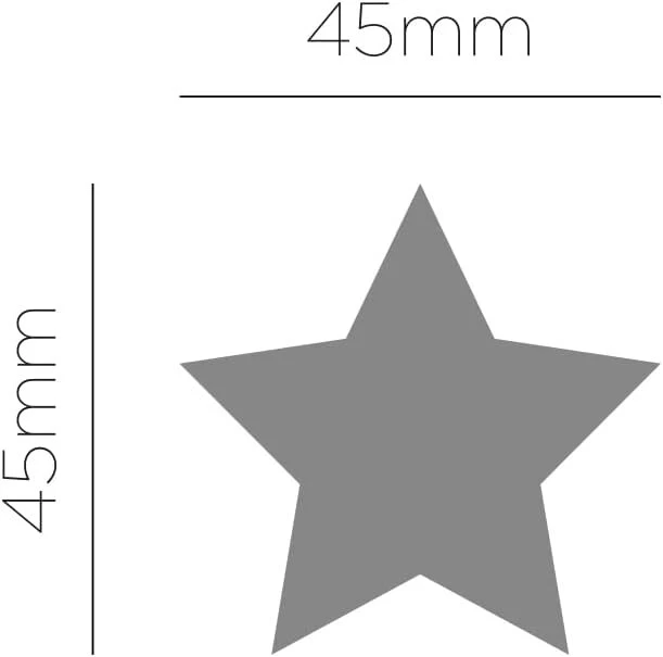 Eva putplasčio perforatorius, 50 mm žvaigždė