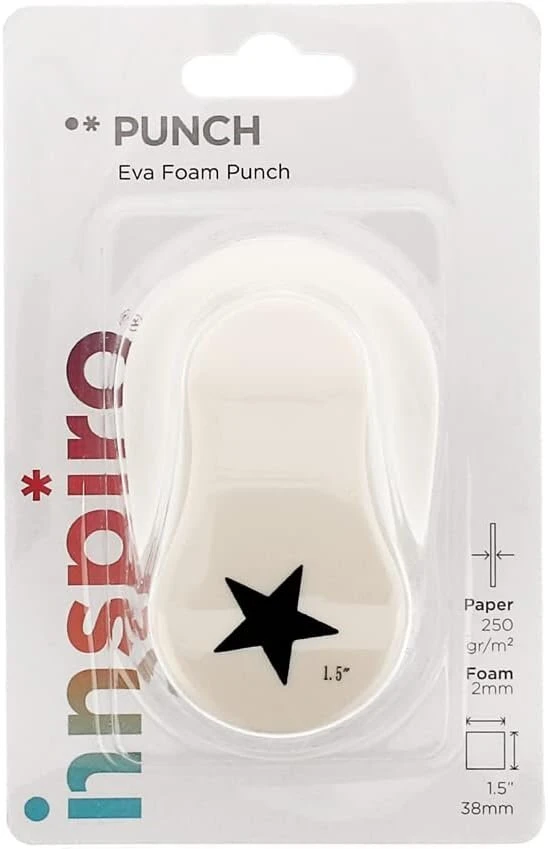 Eva putplasčio skylamušis žvaigždė 38 mm
