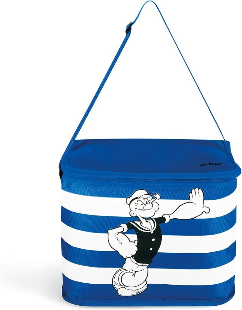 Excelsa Popeye terminis pietų krepšys, mėlynas, 10 litrų