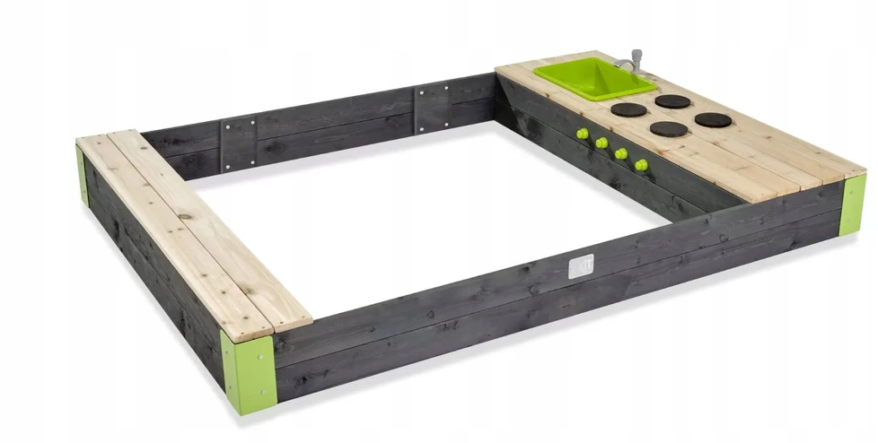 Exit Toys Medinė smėlio dėžė 200x140cm Aksent EXIT