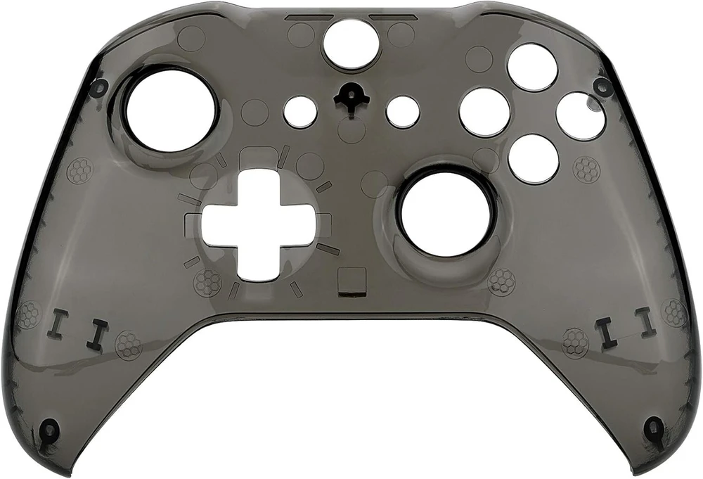Extremerate priekinis korpusas, skirtas XBOX One S/x valdikliui, modeliui 1708, individualizuotas priekinio skydelio keitimo dalių rinkinys, skirtas XBOX One S/x valdikliui, skaidriai juodas